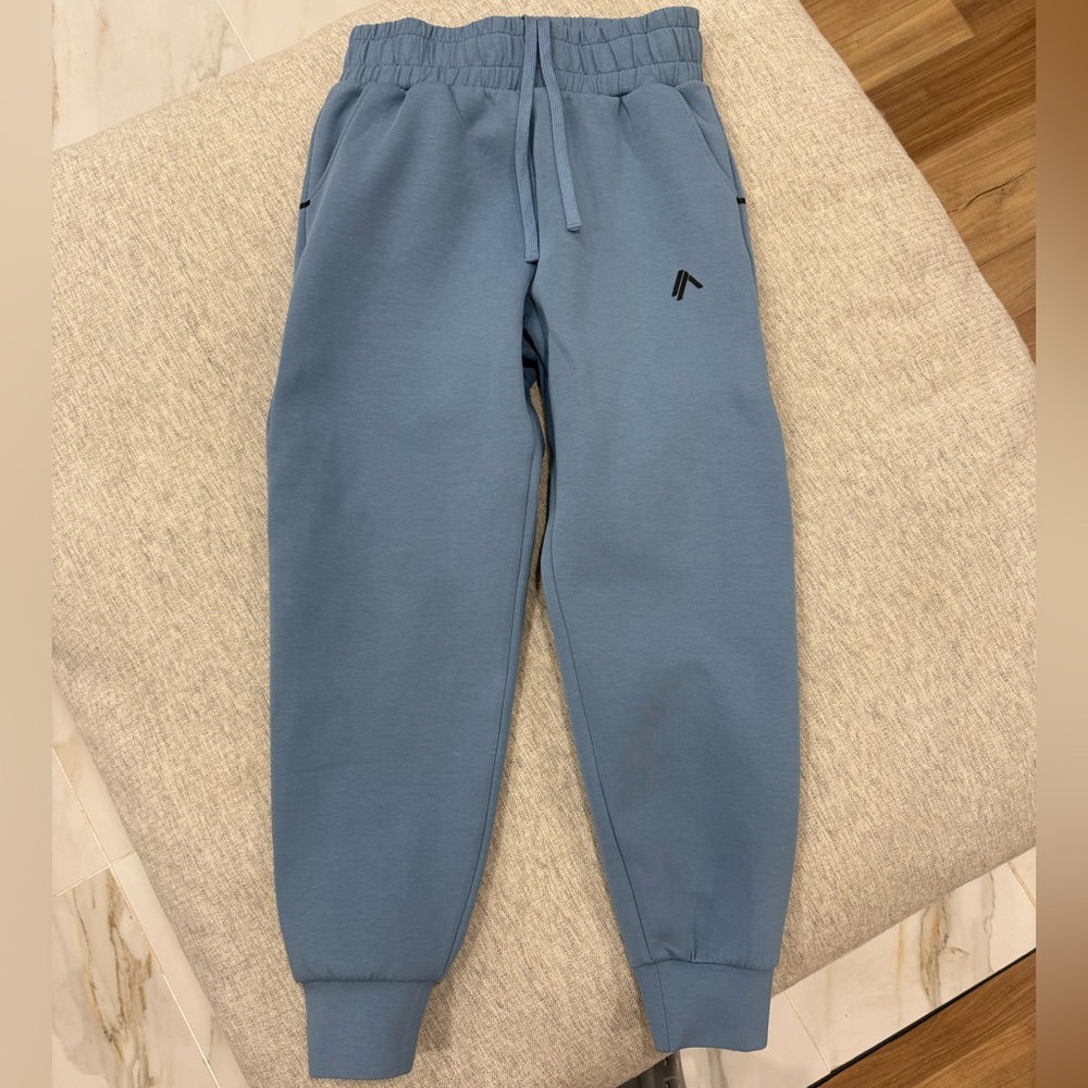 Blue Cuffed Joggers